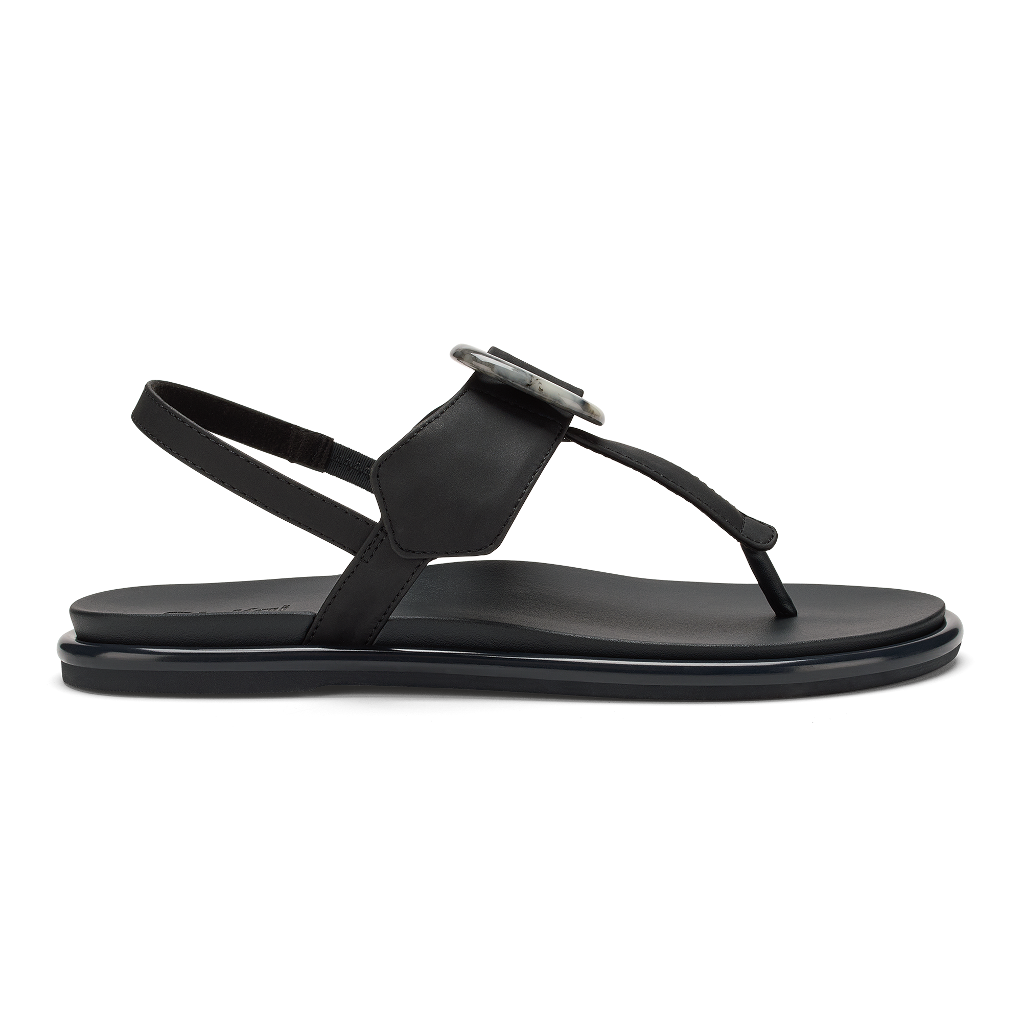 La'i T-Bar Women's Strappy Sandals - Lava Rock