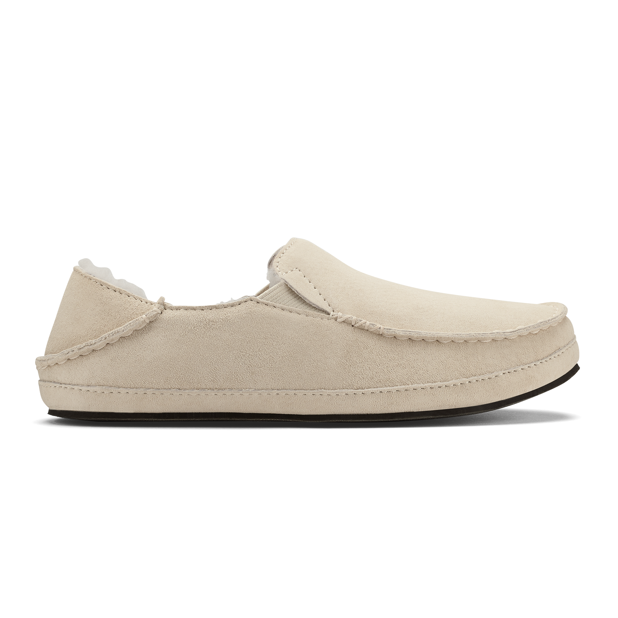 Nohea Women's Leather Slippers - Bone